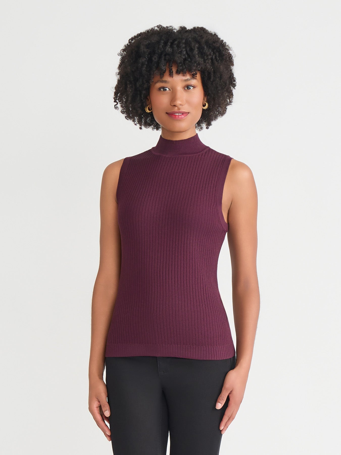 Sutton Mock Neck Tank Top