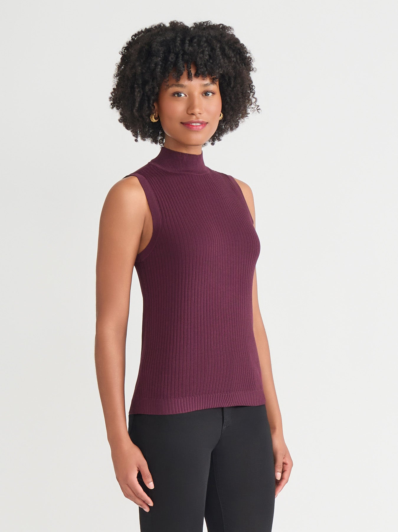 Sutton Mock Neck Tank Top