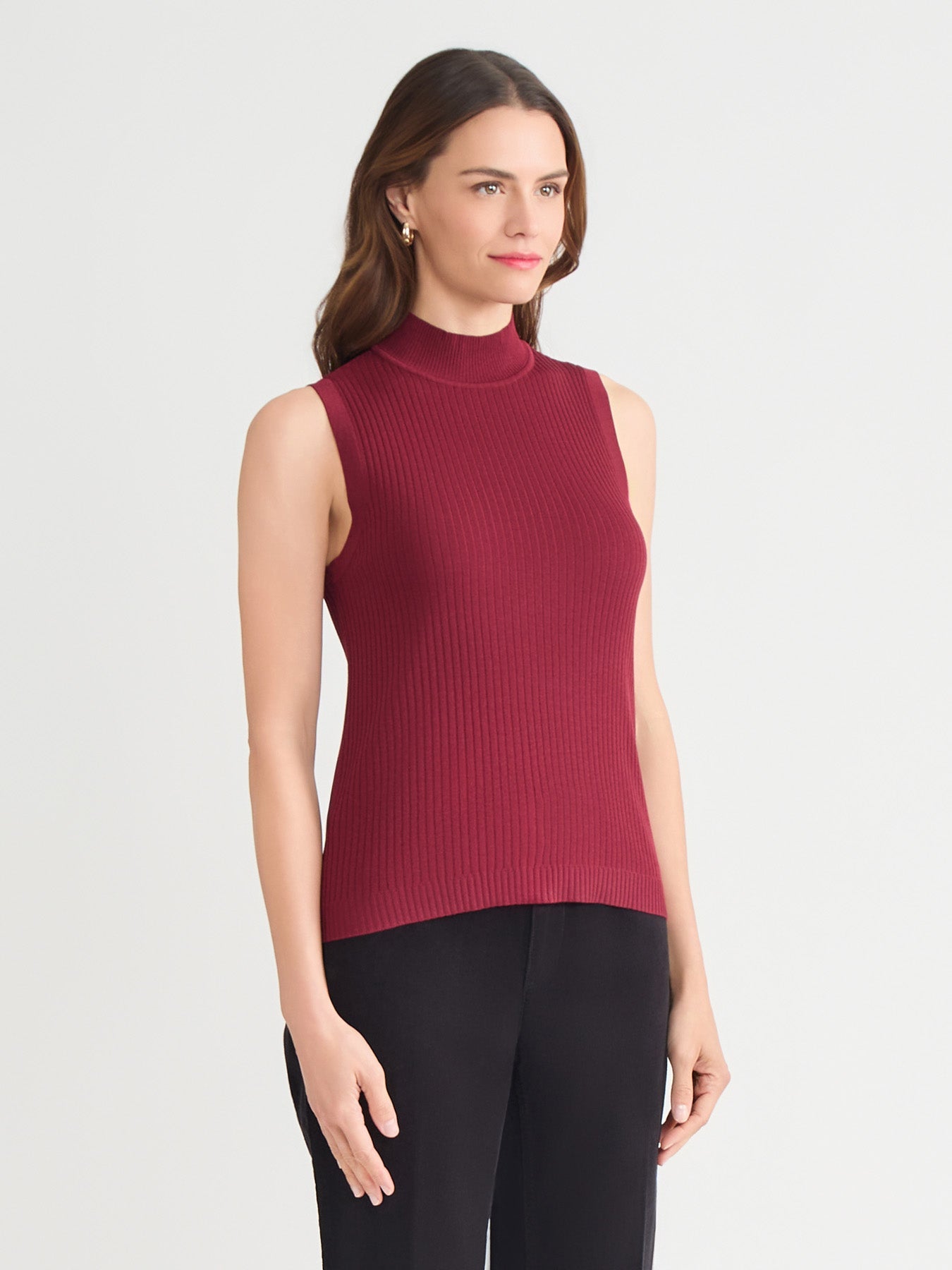 Sutton Mock Neck Tank Top