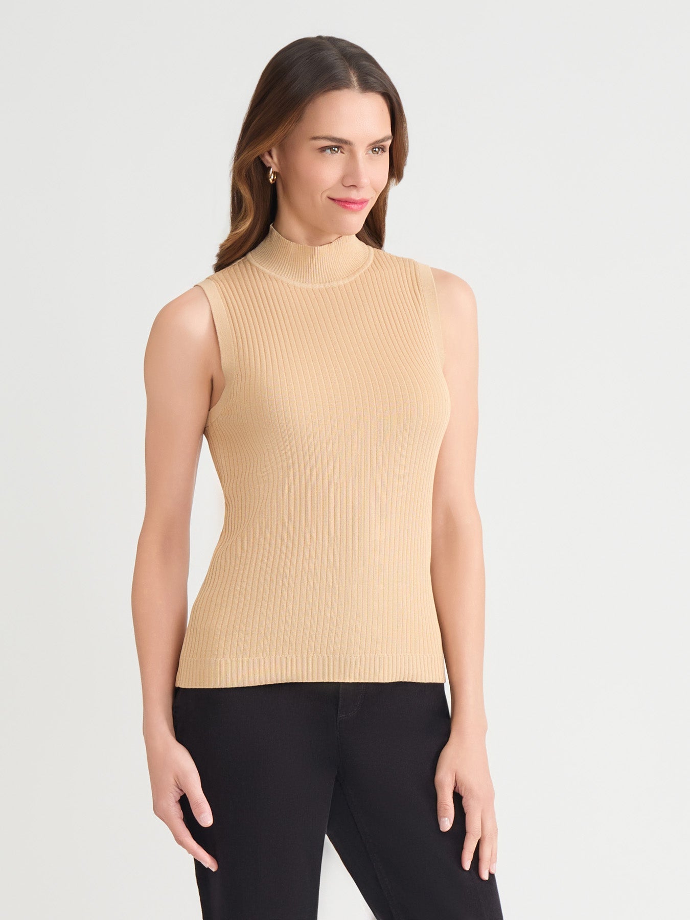 Sutton Mock Neck Tank Top