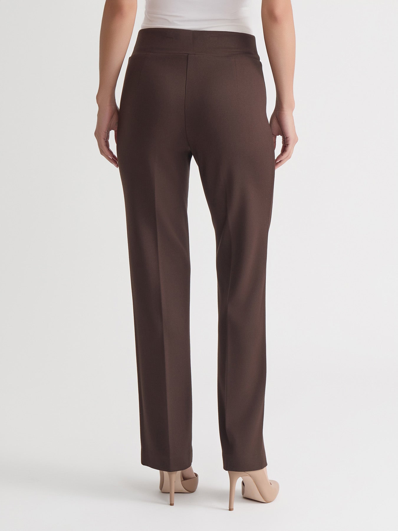 Pull-On Pintuck Trouser, Serenity Knit