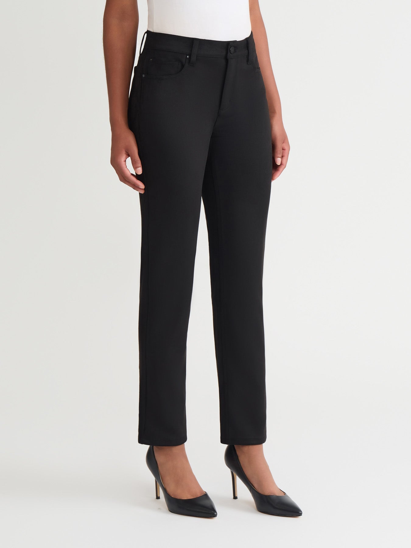Lexington Straight Leg Pants, Scuba Suede
