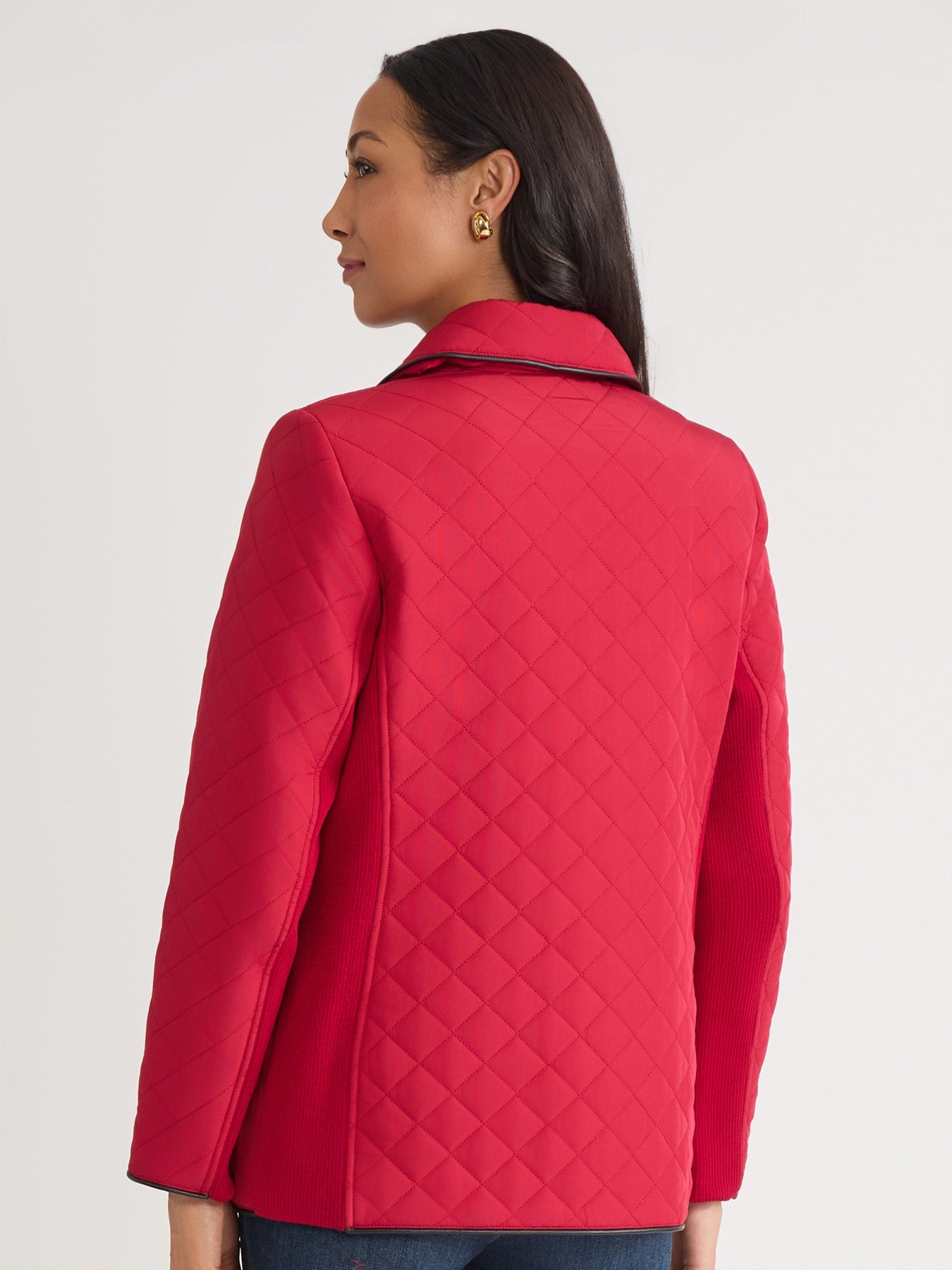 Quilted Snap Front Jacket