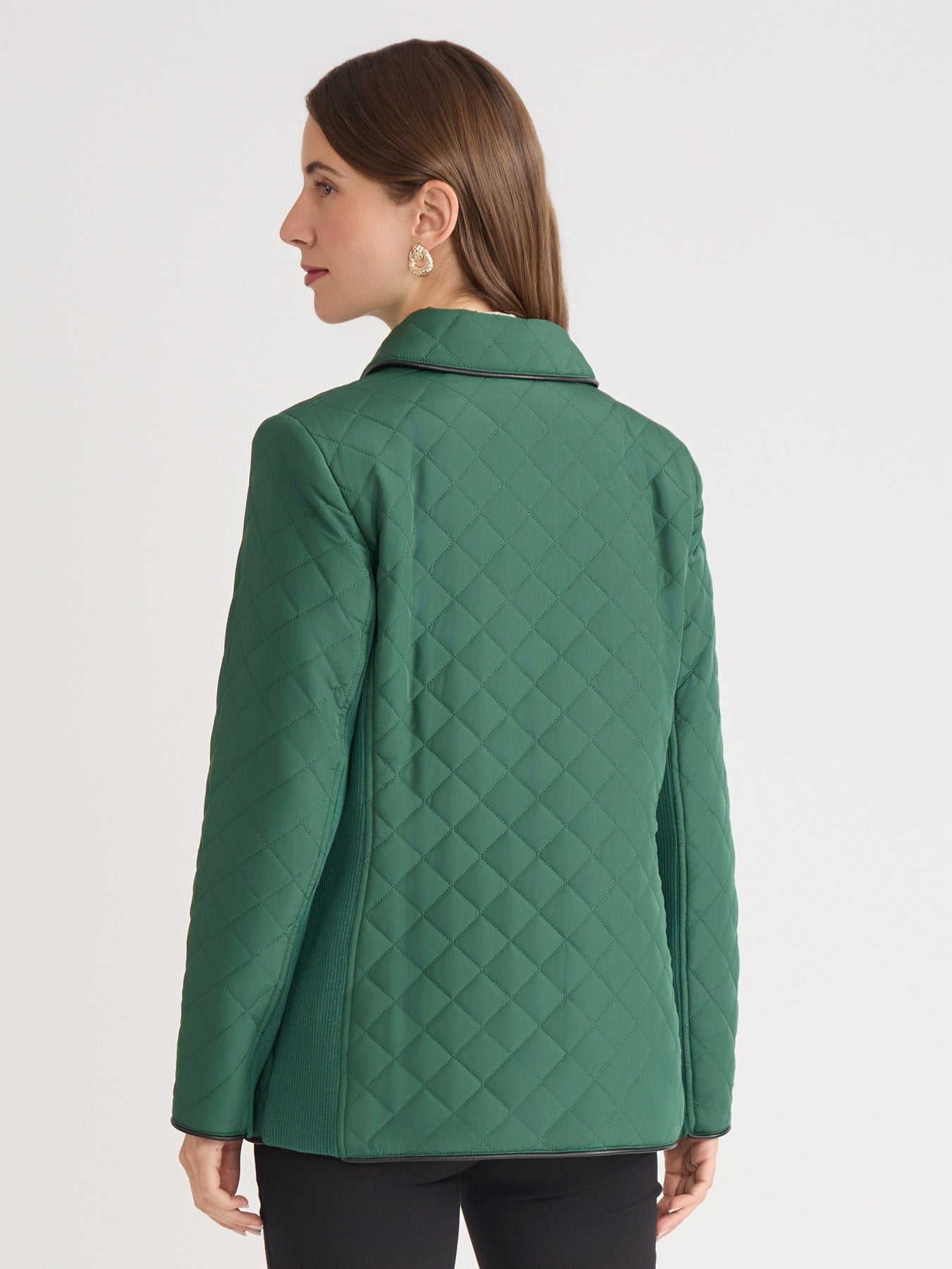 Quilted Snap Front Jacket