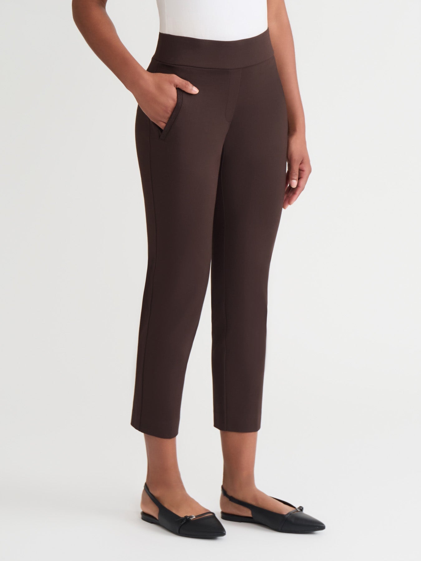 High Rise Straight Leg Pant, Modern Compression