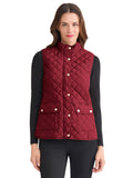 Zip-Front Quilted Vest
