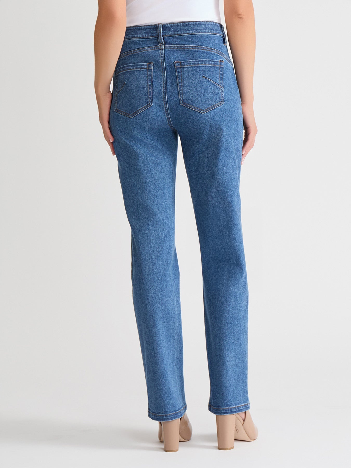 Lexington Straight Leg Jeans, Oasis Wash