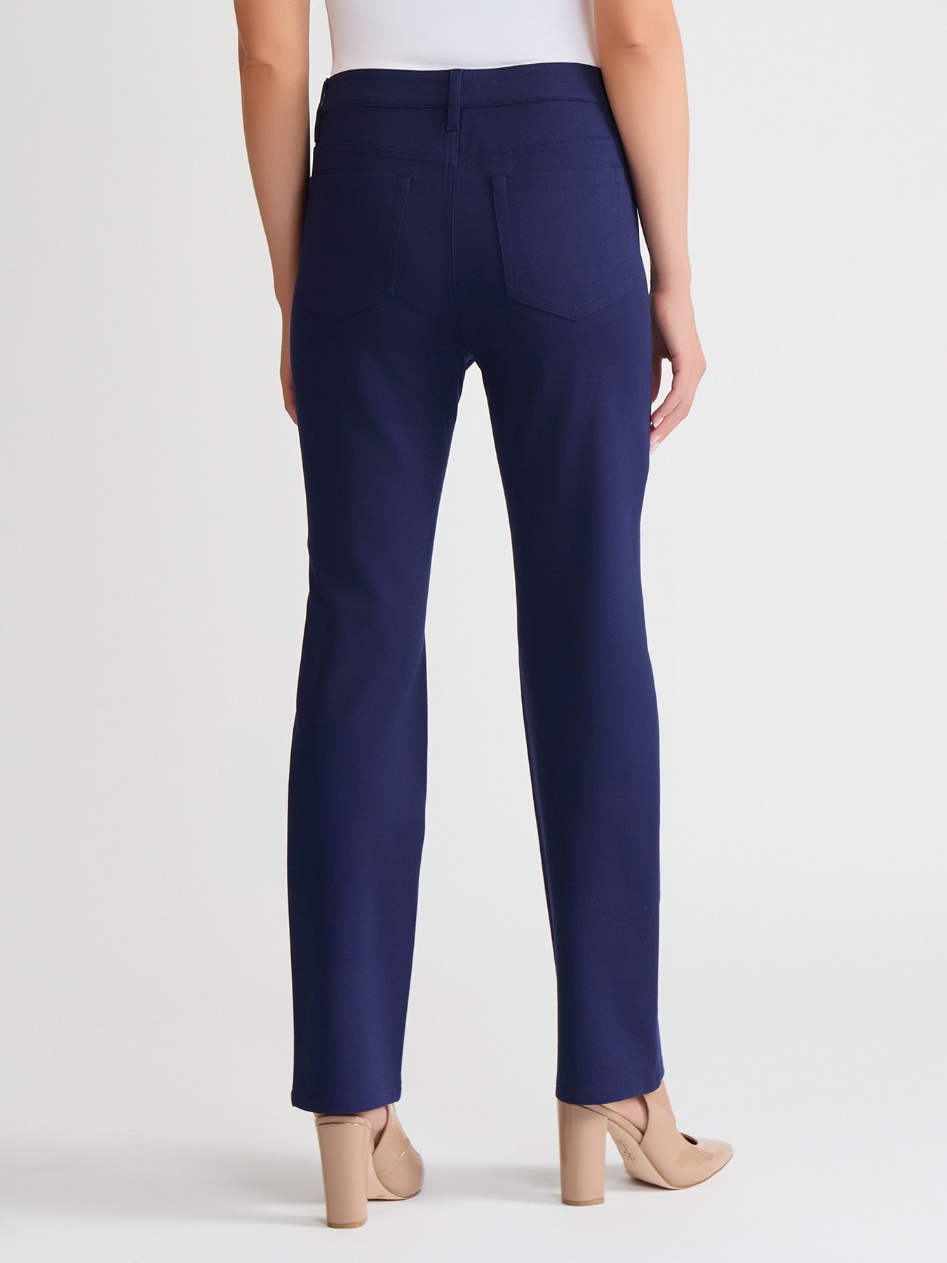 Petite Lexington Straight Leg Pants, Modern Compression