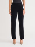 Pull-On Velour Straight Leg Pants