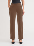 Pull-On Velour Straight Leg Pants
