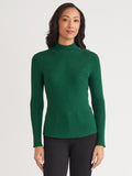 Ribbed Mock Neck Sweater