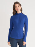 Ribbed Mock Neck Sweater