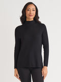 Wide Rib Funnel Neck Top