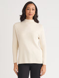 Wide Rib Funnel Neck Top