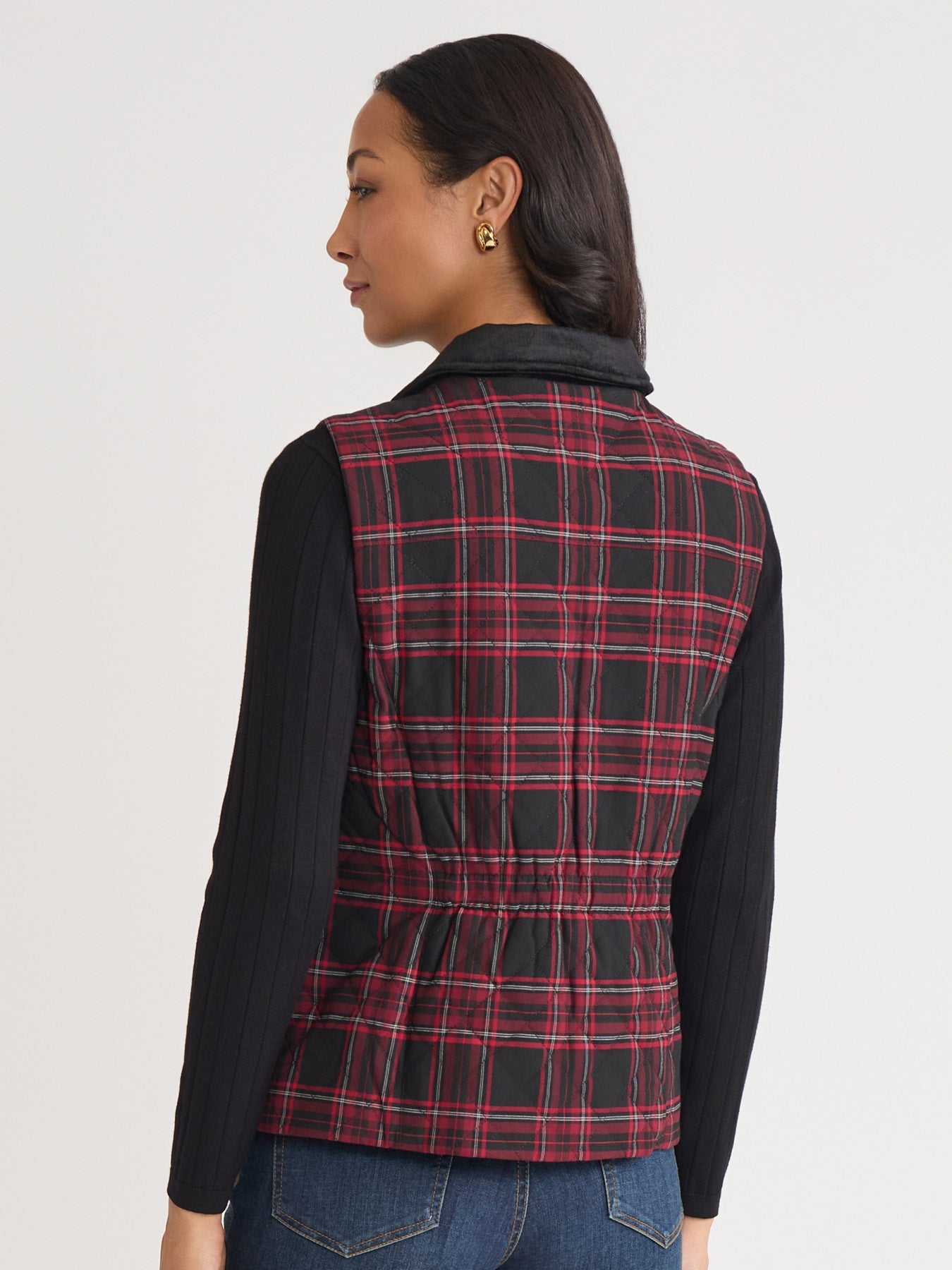 Snap Front Collared Vest