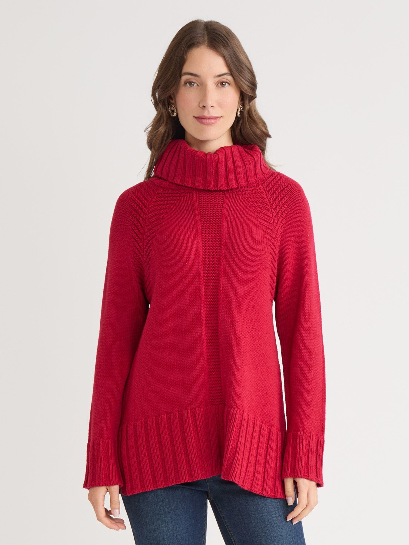 Herringbone Detail Sweater