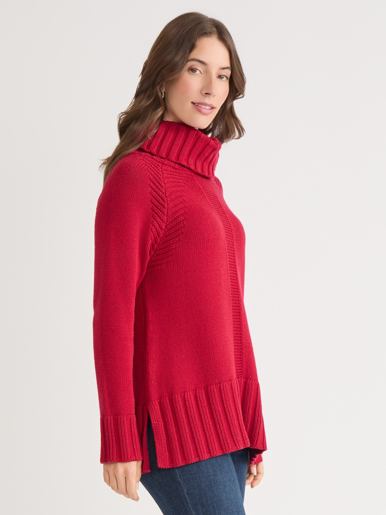 Herringbone Detail Sweater