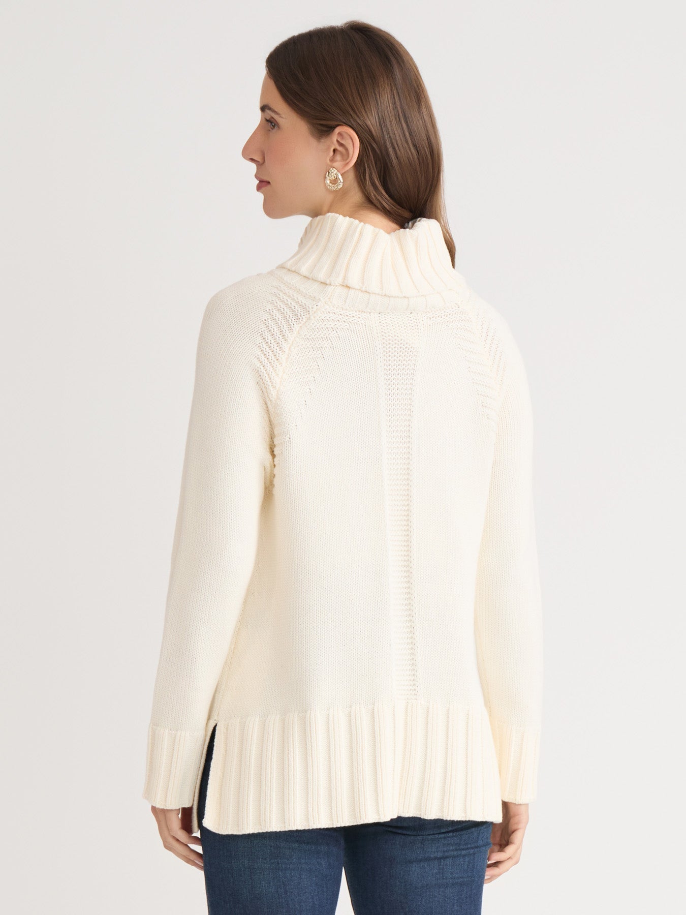 Herringbone Detail Sweater