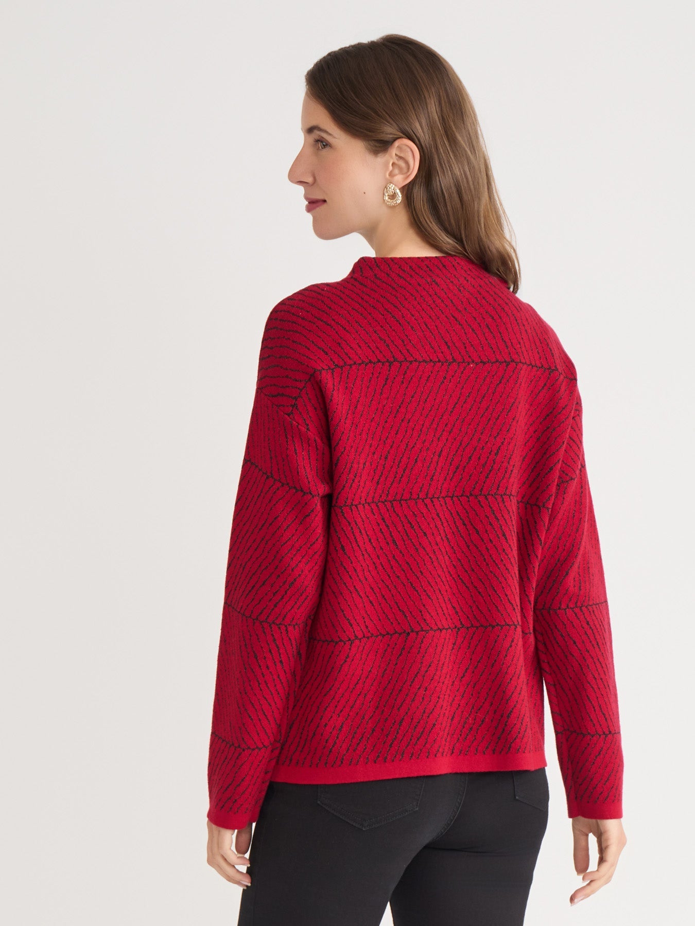 Lurex Crew Neck Sweater