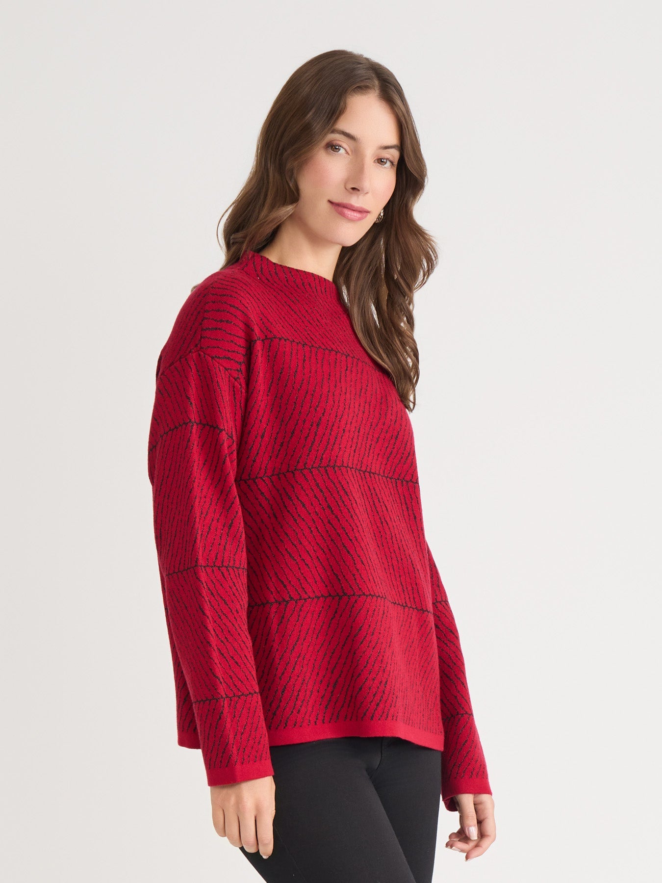 Lurex Crew Neck Sweater