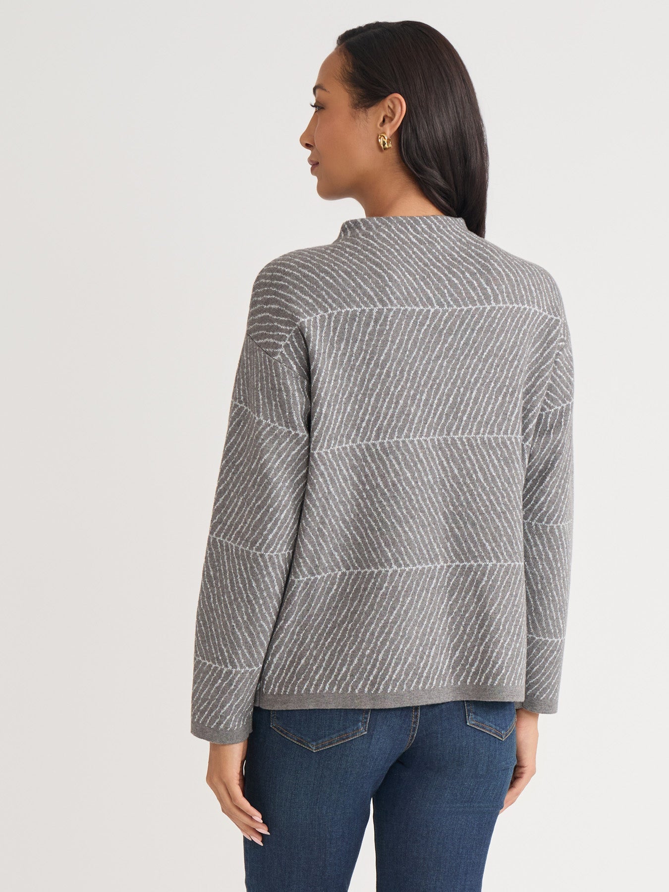 Lurex Crew Neck Sweater