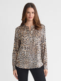 Long Sleeve Popover, Flat Satin