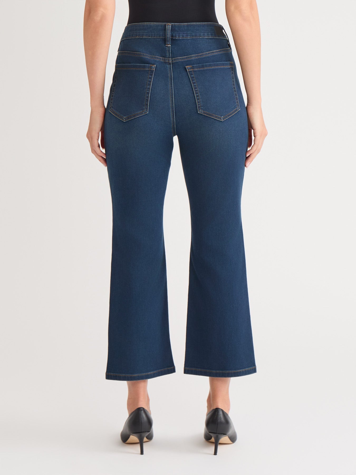 Lexington Cropped Kick Flare Jeans