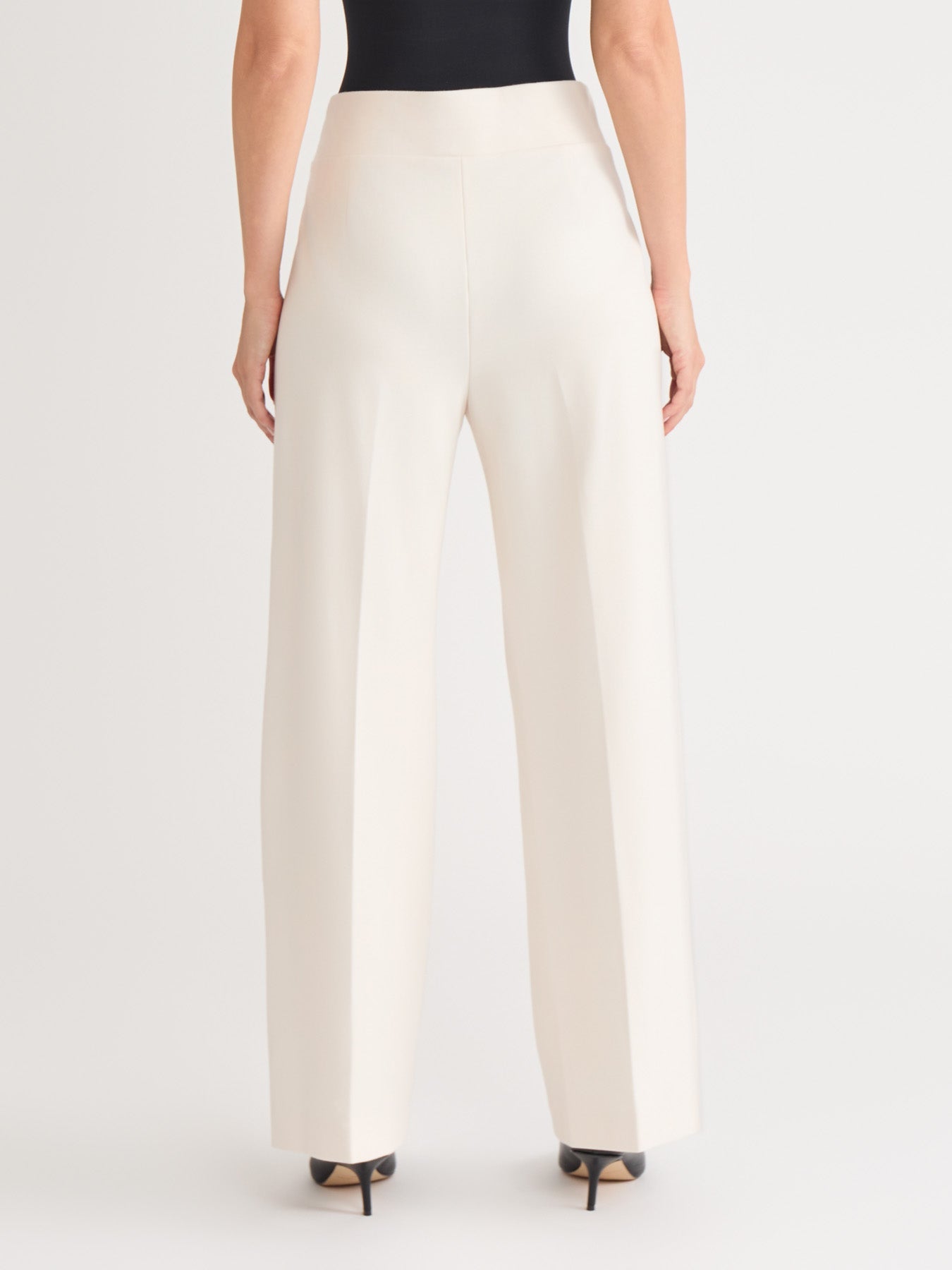Pull-On Wide Leg Pant, Heavy Serenity Knit