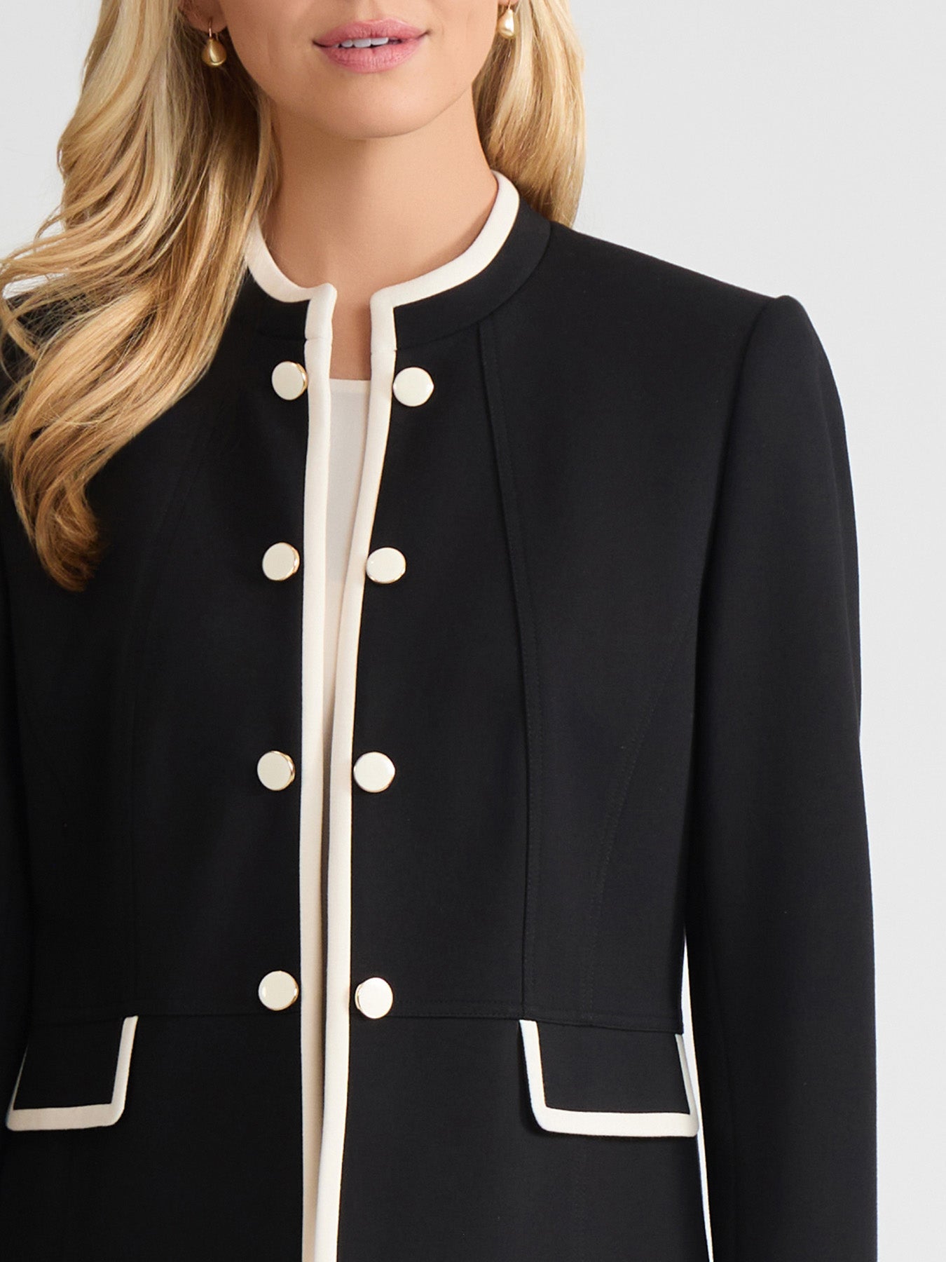 Open Front Jacket, Modern Compression