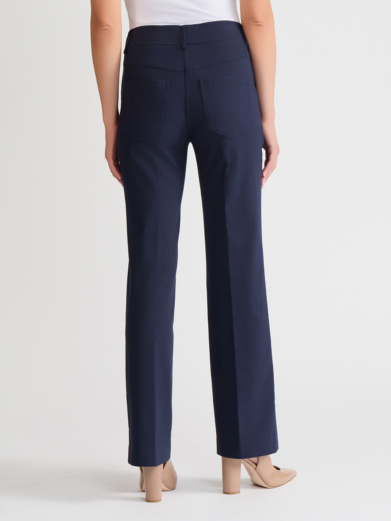 Petite Pull-On Slash Pocket Trouser, Stretch Twill